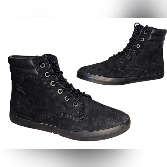 Timberland Black Womens Sneaker Boot Size 7.5 - Picture 4 of 13
